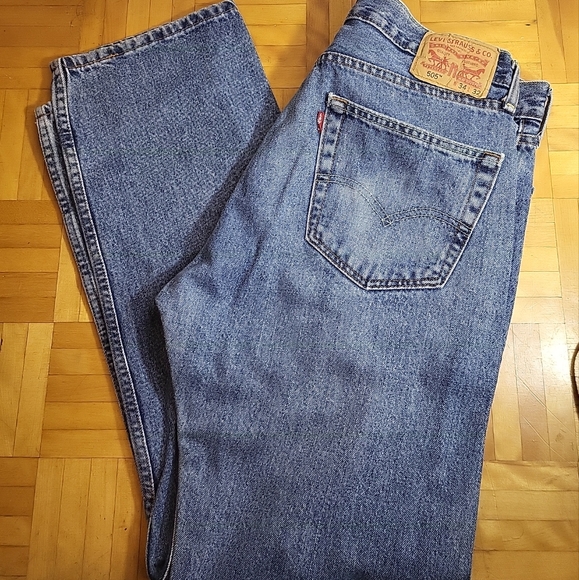 Levi's 505 Men 34X32 Blue - Picture 1 of 4